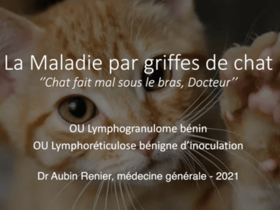 Maladie par griffes de chat (Aubin Regnier)