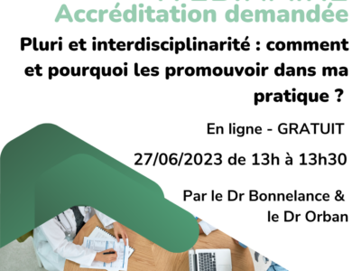 Pluri et interdisciplinarité : comment et pourquoi les promouvoir dans ma pratique ?